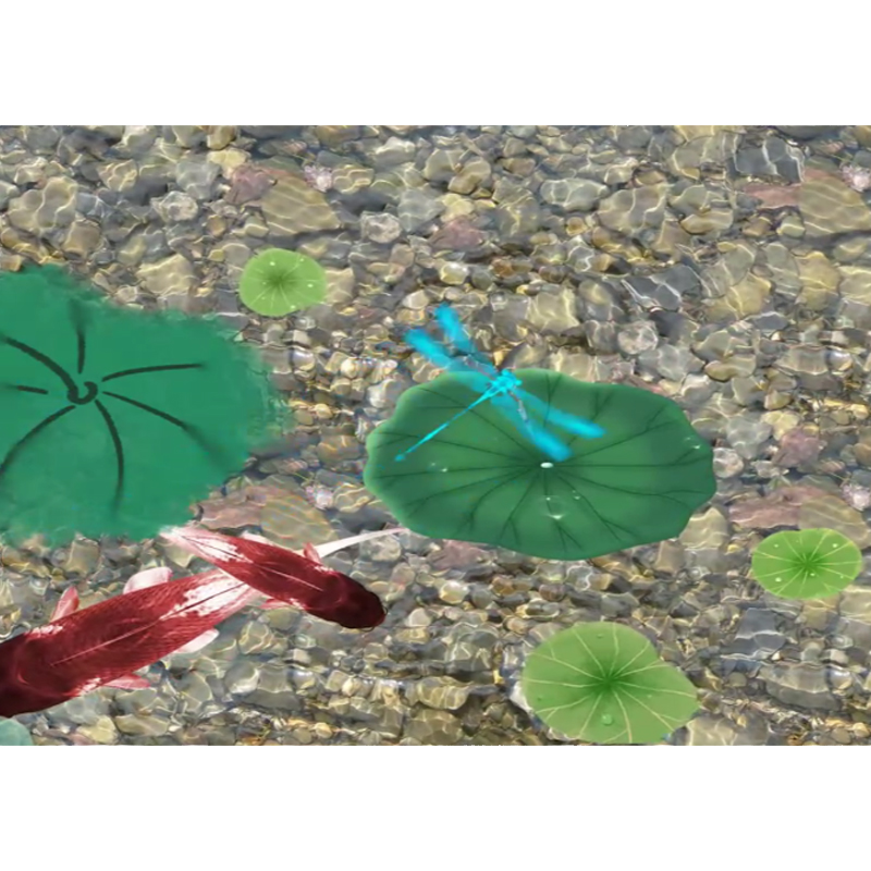 latest interesting good sales 3d AR game Interactive Floor Projector Game for children